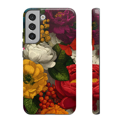 Midnight Bloom – Tough Glossy Samsung Galaxy Case