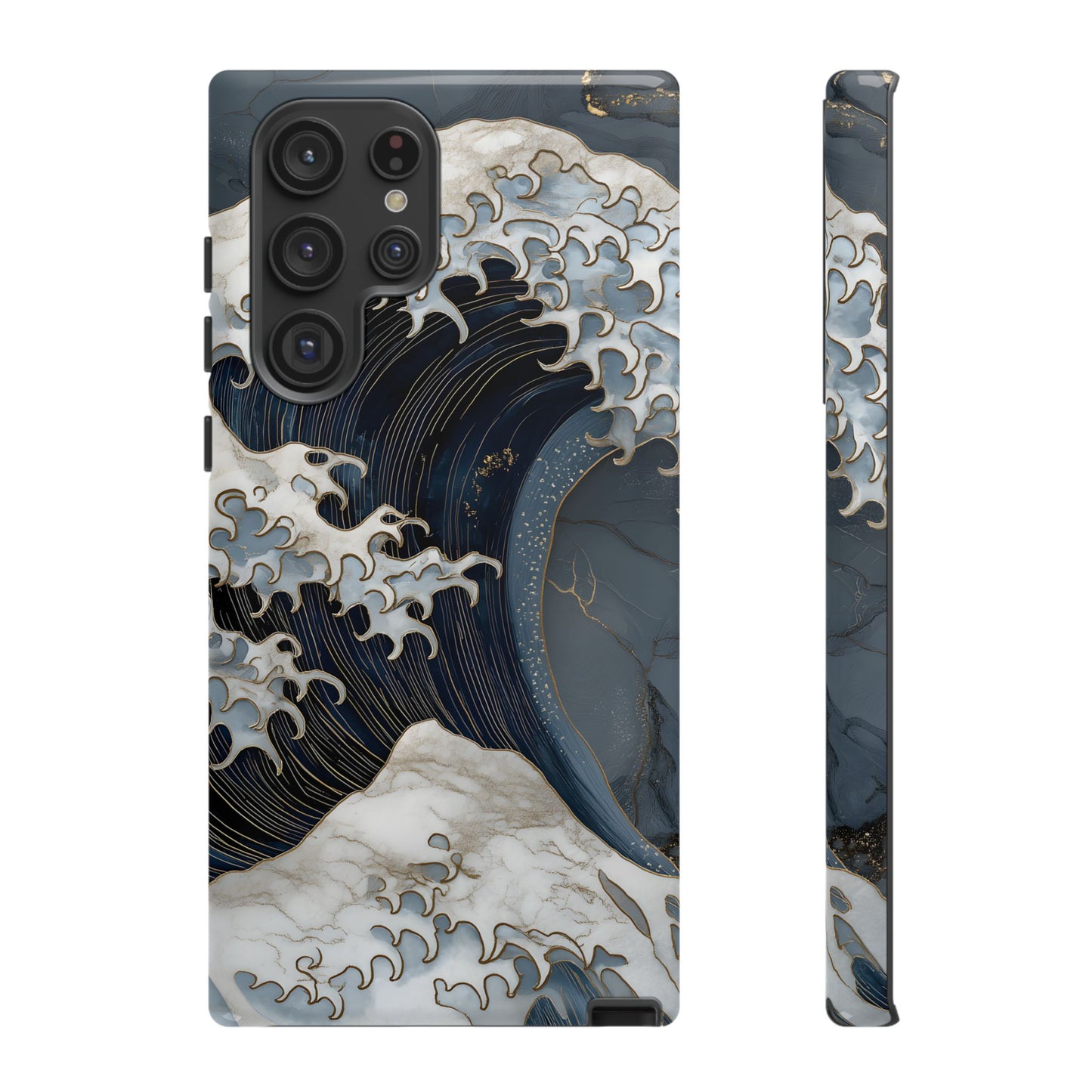 Golden Wave – Tough Glossy Samsung Case