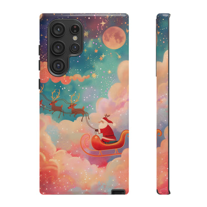 Starlit Santa Sky –  Tough Glossy Samsung Galaxy Case