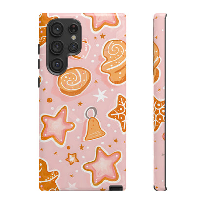 Gingerbread Sweet Stars – Tough Glossy Samsung Galaxy Case