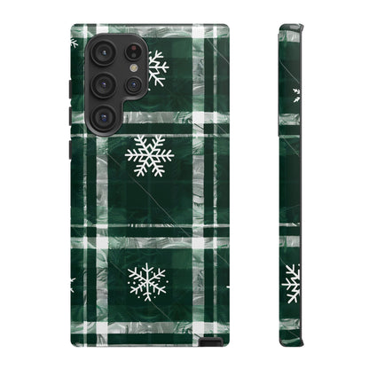 Frosted Tartan – Tough Glossy Samsung Galaxy Case