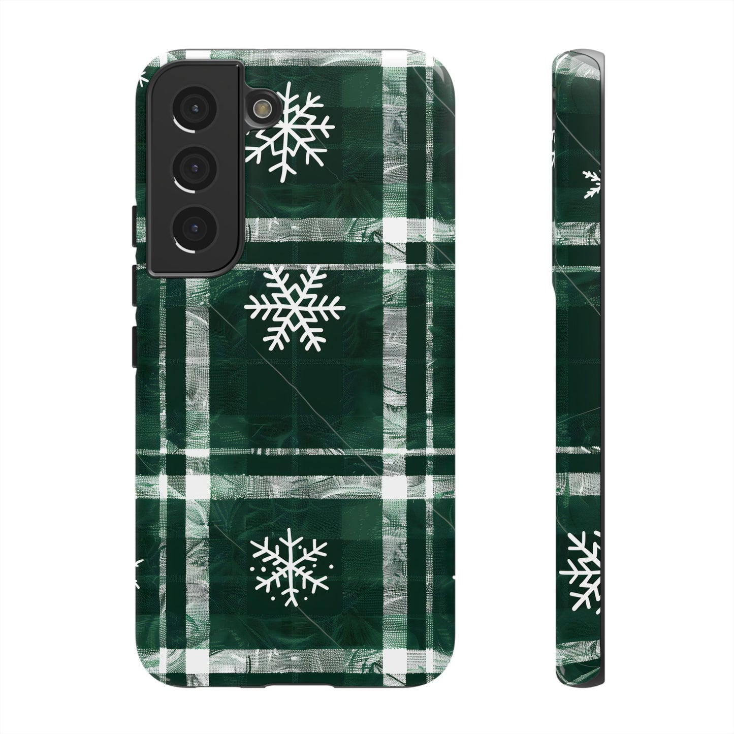 Frosted Tartan – Tough Glossy Samsung Galaxy Case