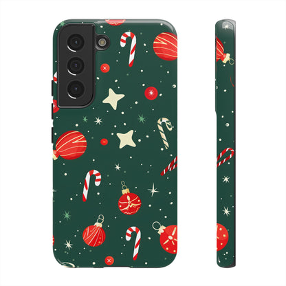Festive Ornament Scatter – Tough Glossy Samsung Galaxy Case