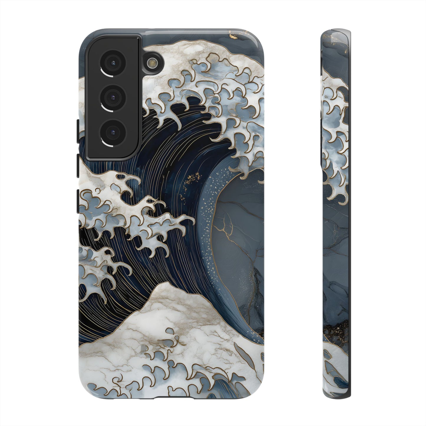 Golden Wave – Tough Glossy Samsung Case