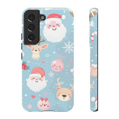 Pastel Santa Joy – Tough Glossy Samsung Galaxy Case