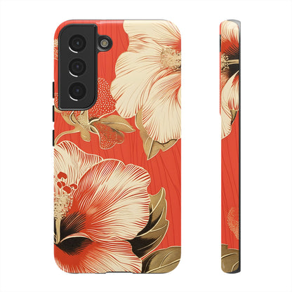 Golden Hibiscus – Tough Glossy Samsung Galaxy Case