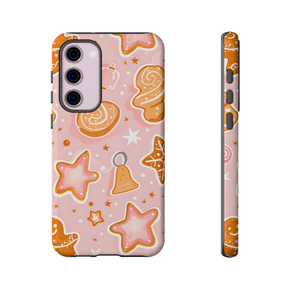 Gingerbread Sweet Stars – Tough Glossy Samsung Galaxy Case