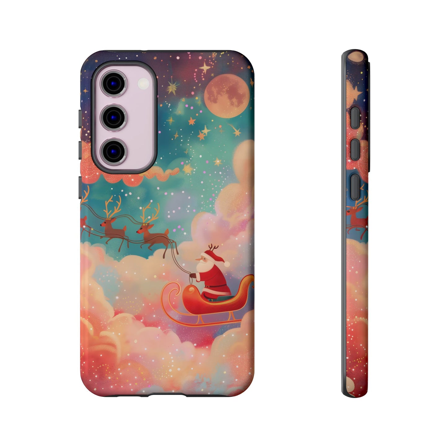 Starlit Santa Sky –  Tough Glossy Samsung Galaxy Case