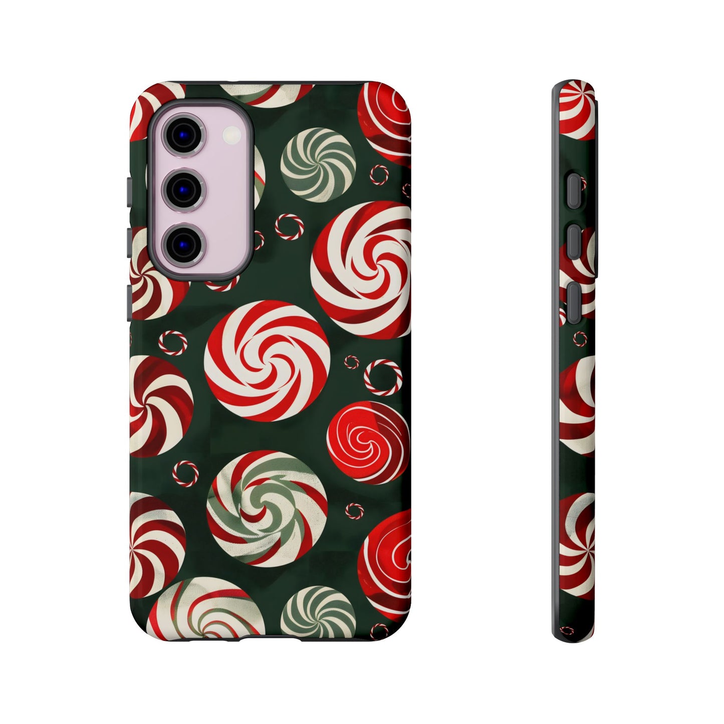 Peppermint Swirl Burst – Tough Glossy Samsung Galaxy Case