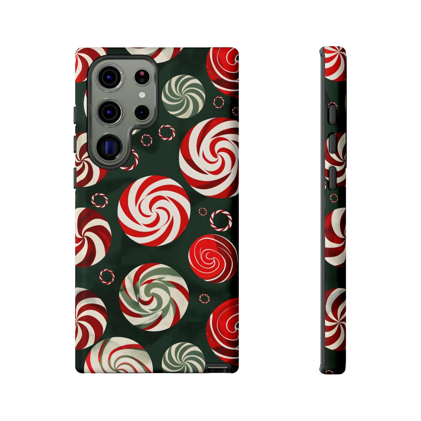 Peppermint Swirl Burst – Tough Glossy Samsung Galaxy Case