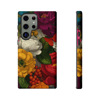 Midnight Bloom – Tough Glossy Samsung Galaxy Case