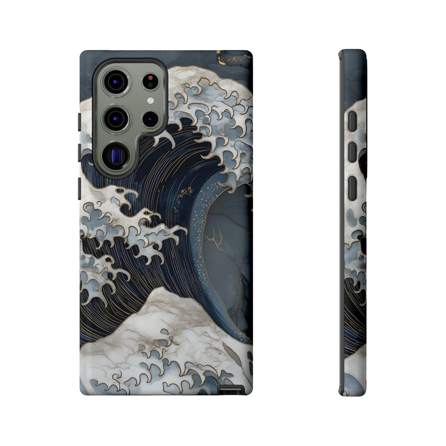 Golden Wave – Tough Glossy Samsung Case