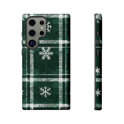 Frosted Tartan – Tough Glossy Samsung Galaxy Case