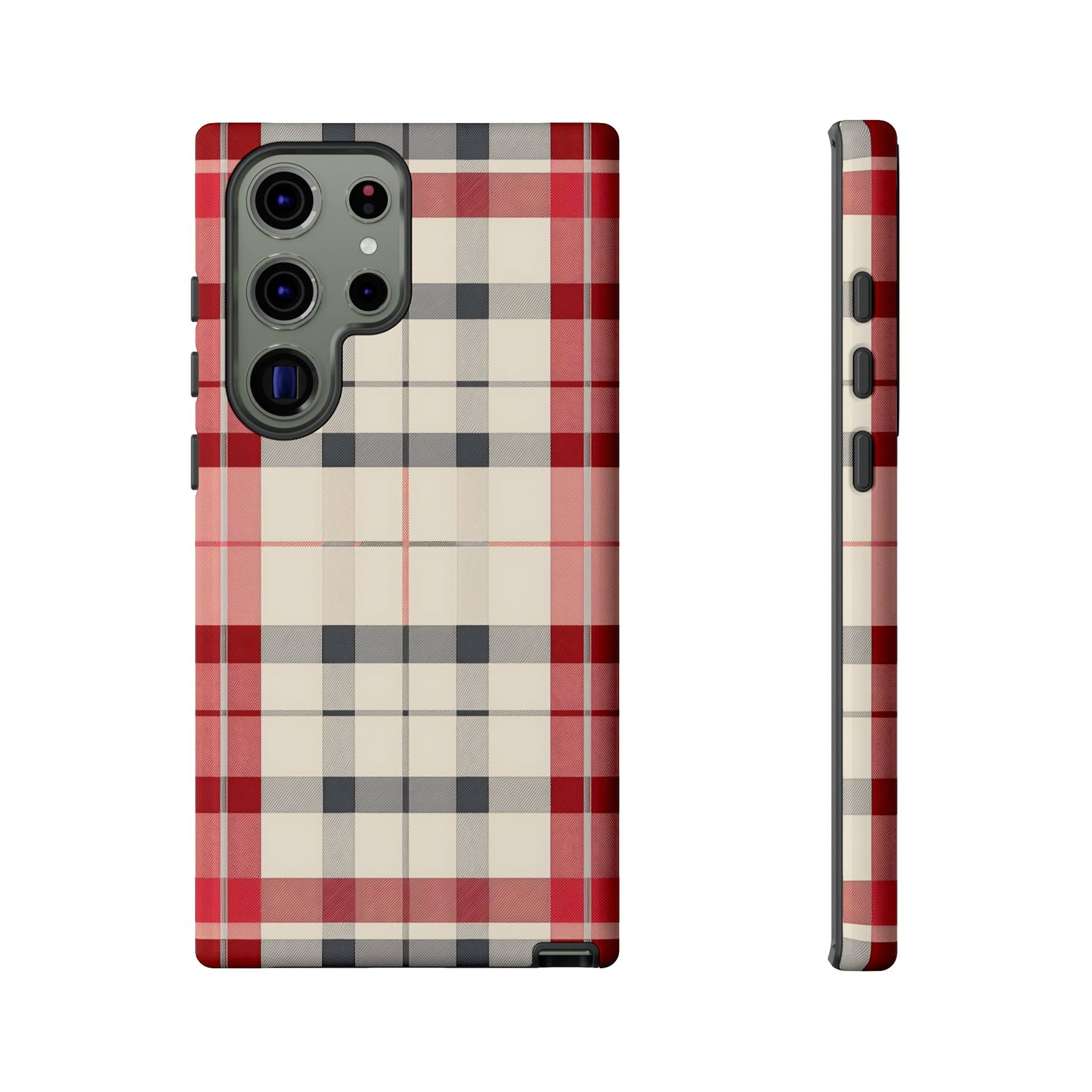 Winter Tartan Classic – Tough Glossy Samsung Galaxy Case