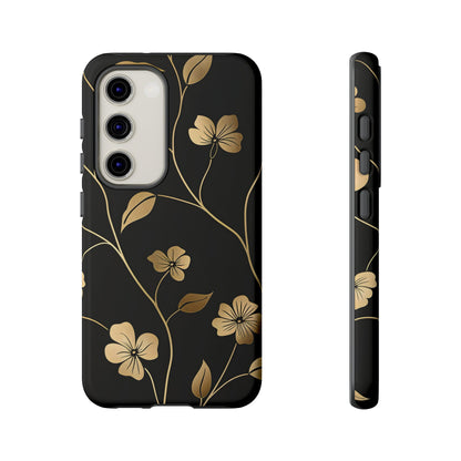 Golden Elegance – Tough Glossy Samsung Galaxy Case