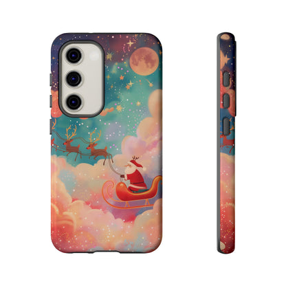 Starlit Santa Sky –  Tough Glossy Samsung Galaxy Case