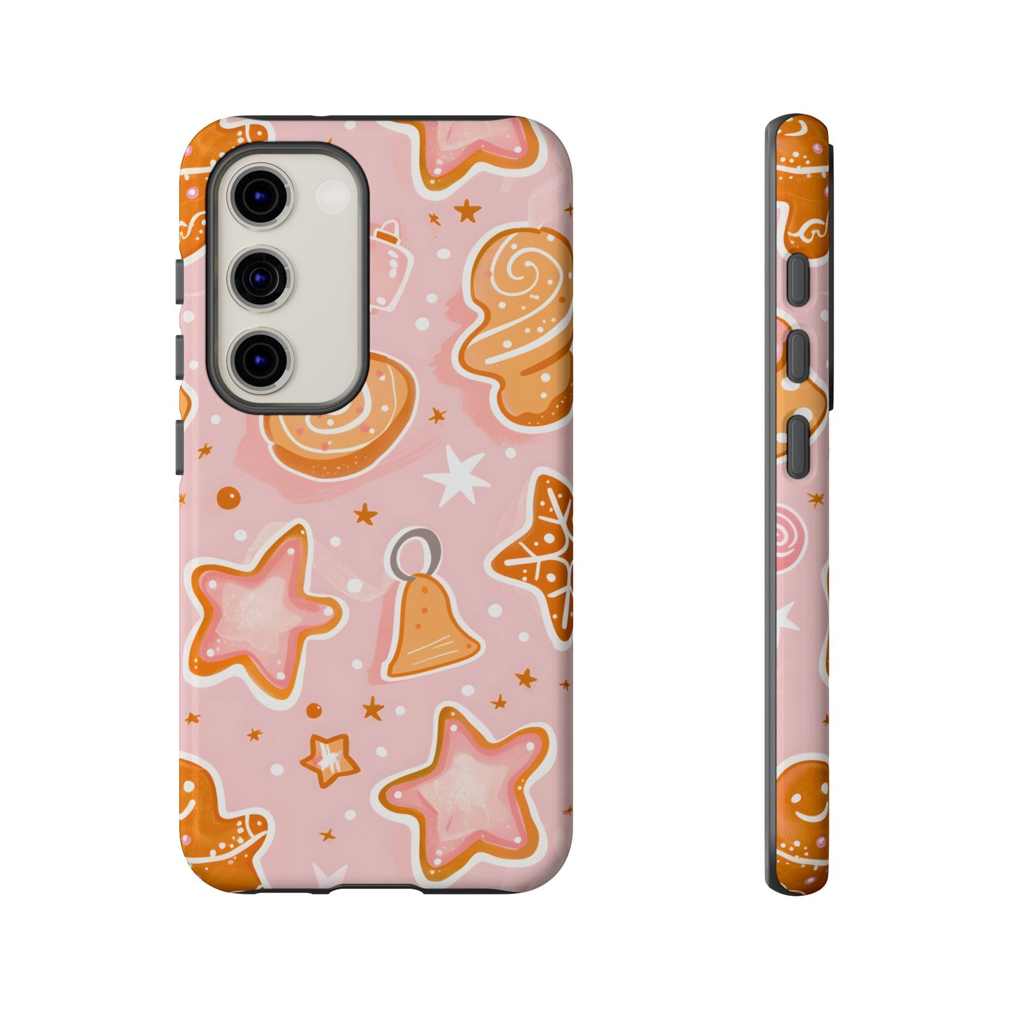 Gingerbread Sweet Stars – Tough Glossy Samsung Galaxy Case