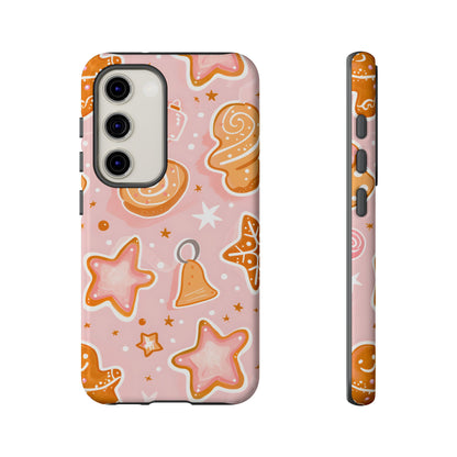 Gingerbread Sweet Stars – Tough Glossy Samsung Galaxy Case