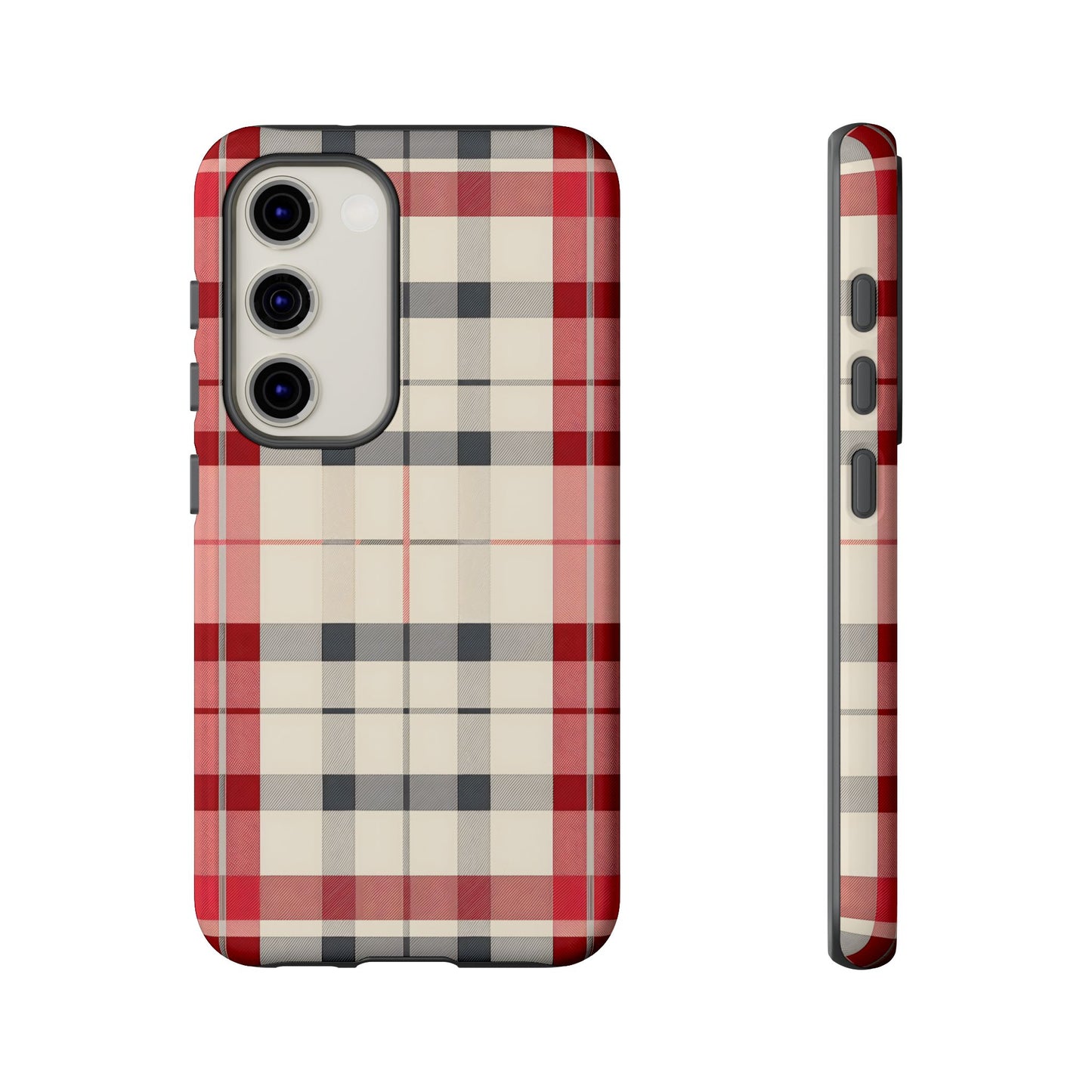 Winter Tartan Classic – Tough Glossy Samsung Galaxy Case