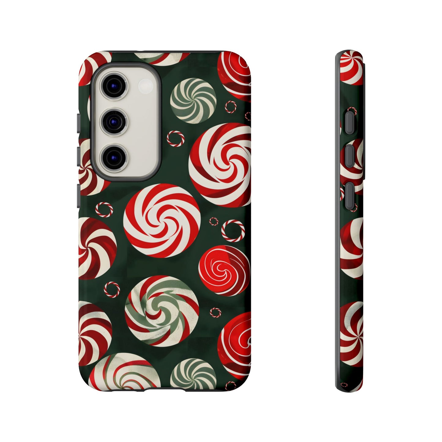 Peppermint Swirl Burst – Tough Glossy Samsung Galaxy Case