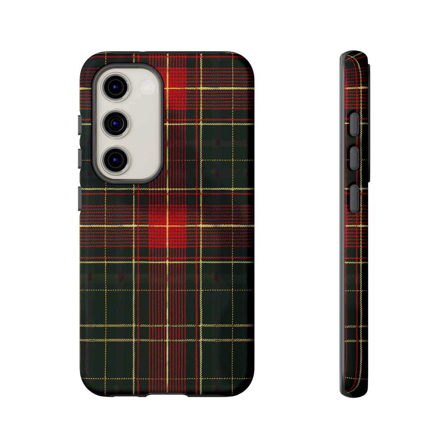Classic Christmas Tartan – Tough Glossy Samsung Galaxy Case