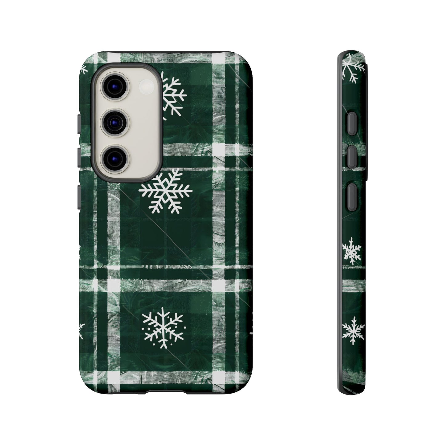 Frosted Tartan – Tough Glossy Samsung Galaxy Case