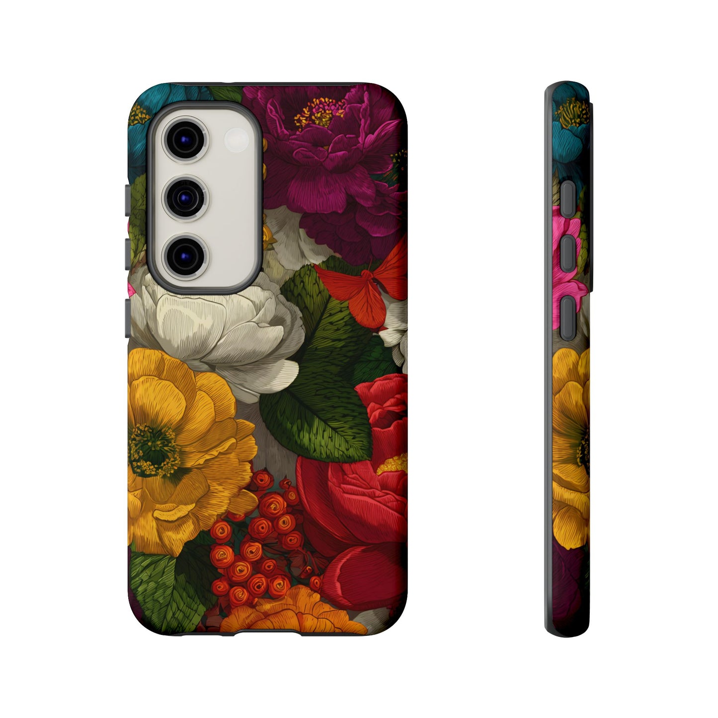 Midnight Bloom – Tough Glossy Samsung Galaxy Case