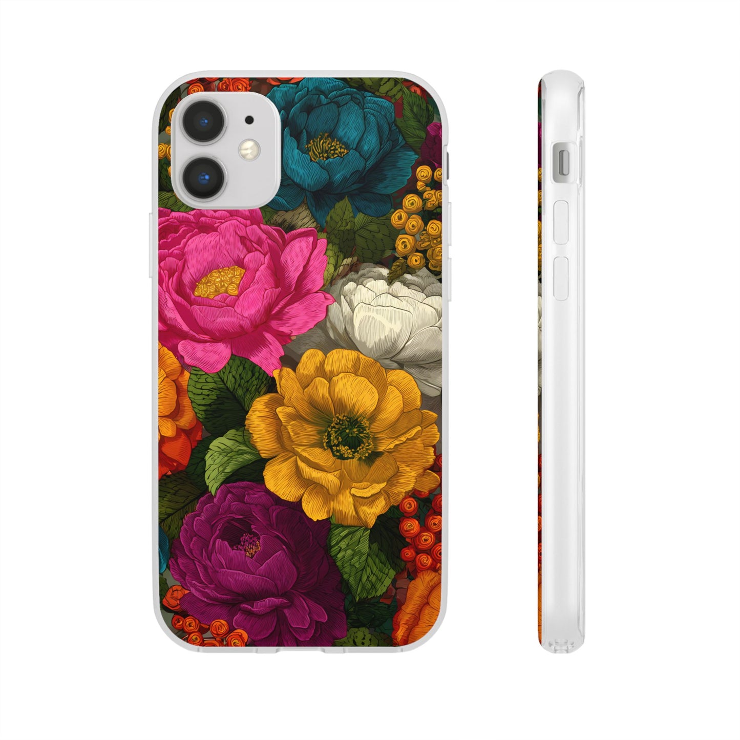 Midnight Bloom - Flexi iPhone Case