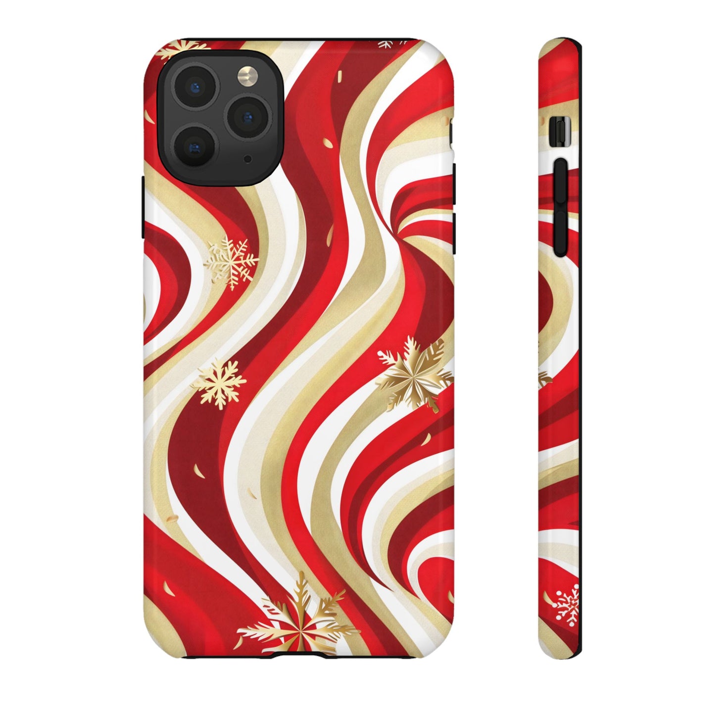 Peppermint Waves – Tough Glossy iPhone Case