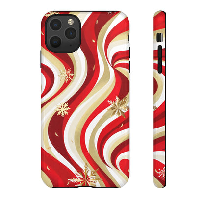 Peppermint Waves – Tough Glossy iPhone Case