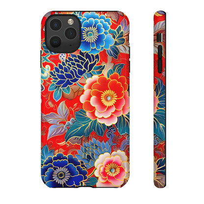 Oriental Blossom – Tough Glossy iPhone Case