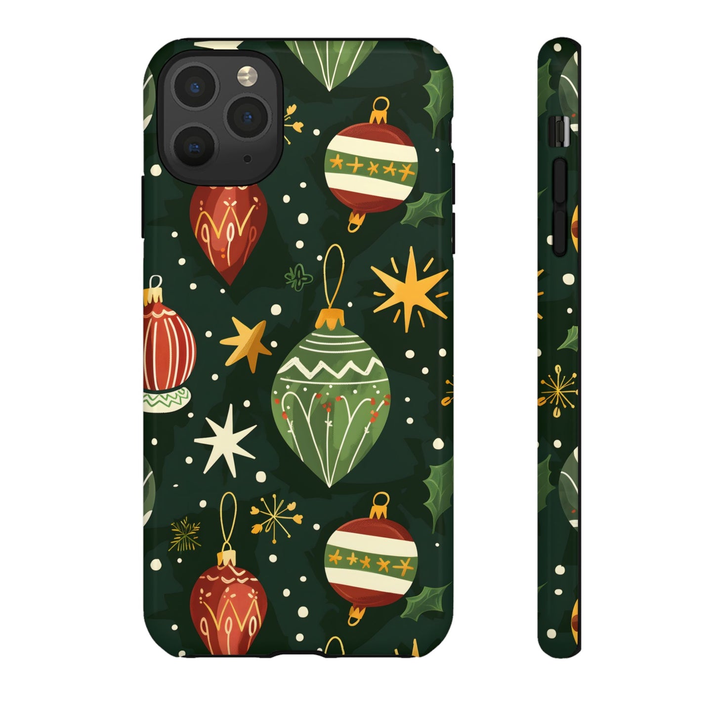 Evergreen Ornament Magic – Tough Glossy iPhone Case