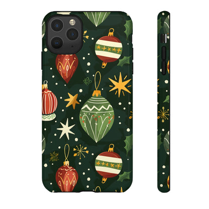 Evergreen Ornament Magic – Tough Glossy iPhone Case