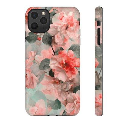 Sakura Drift – Tough Glossy iPhone Case