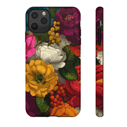 Midnight Bloom – Tough Glossy iPhone Case