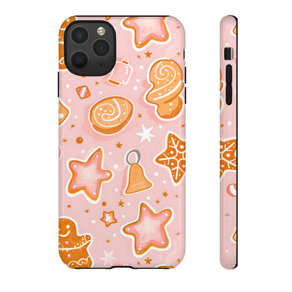 Gingerbread Sweet Stars – Tough Glossy iPhone Case