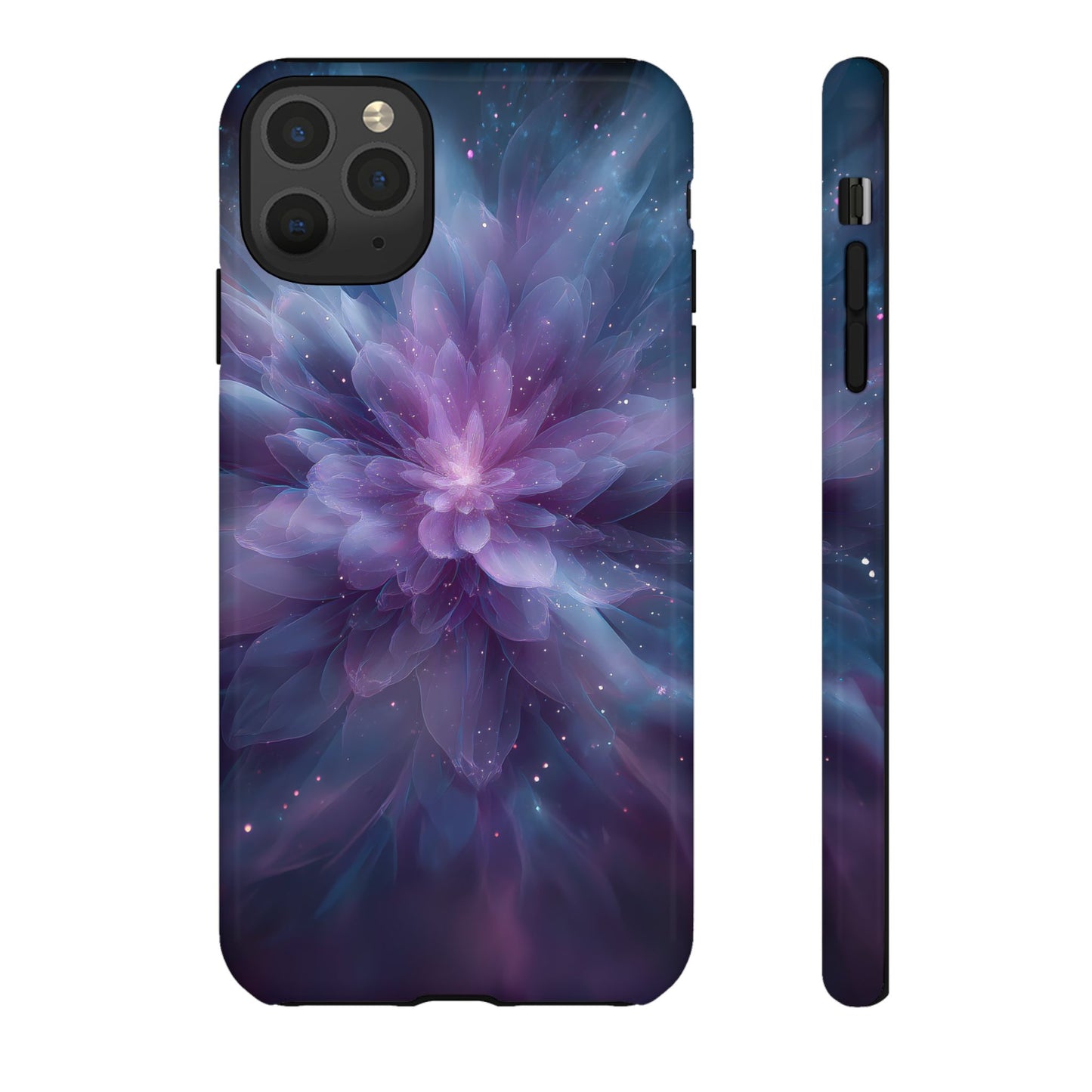 Celestial Bloom – Tough Glossy iPhone Case