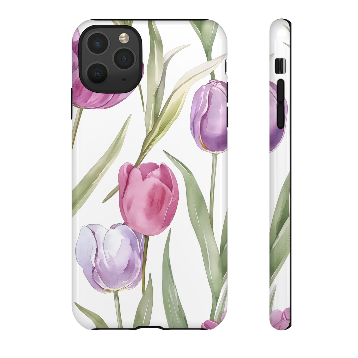 Tulip Serenade – Tough Glossy iPhone Case