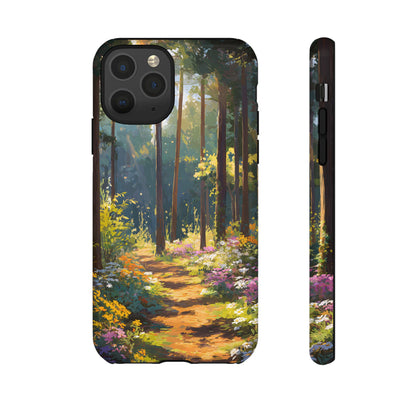 Enchanted Forest Path – Tough Glossy iPhone Case