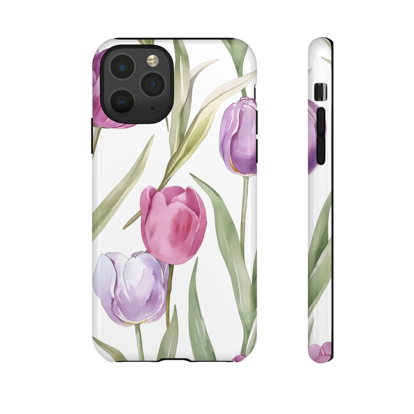 Tulip Serenade – Tough Glossy iPhone Case