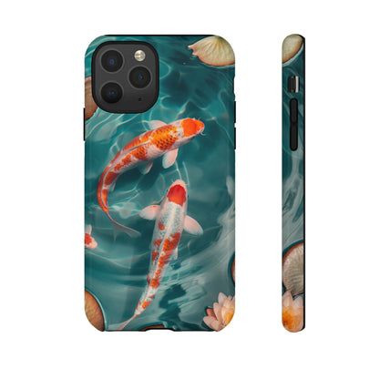 Tranquil Koi Pond – Tough Glossy iPhone Case