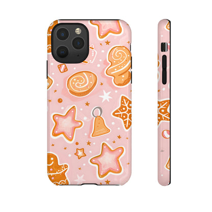 Gingerbread Sweet Stars – Tough Glossy iPhone Case