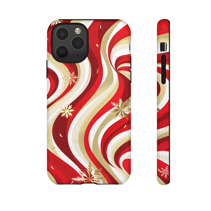 Peppermint Waves – Tough Glossy iPhone Case