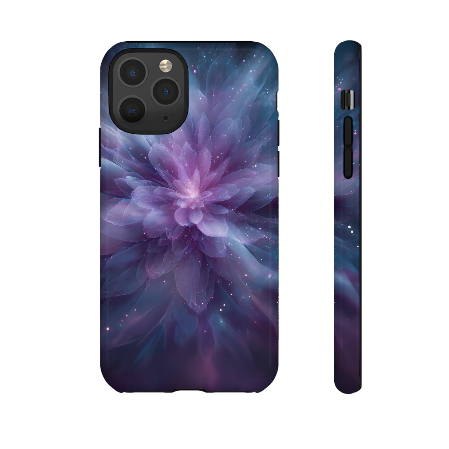 Celestial Bloom – Tough Glossy iPhone Case