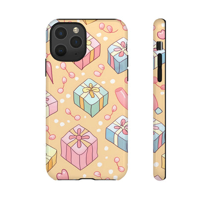 Pastel Gift Delight – Tough Glossy iPhone Case