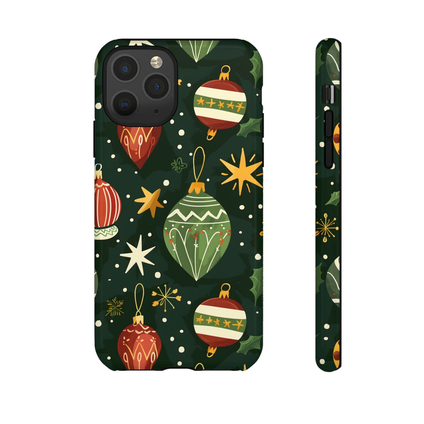 Evergreen Ornament Magic – Tough Glossy iPhone Case