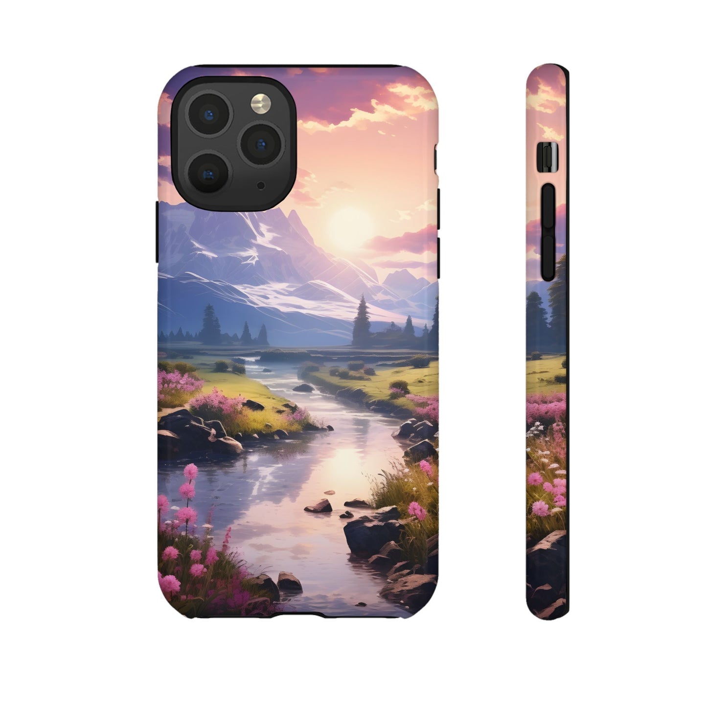 Alpine Dawn – Tough Glossy iPhone Case