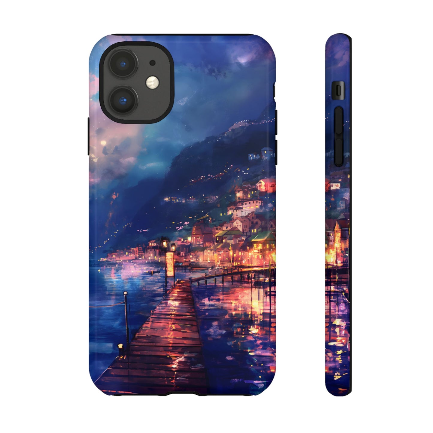 Twilight Harbor – Tough Glossy iPhone Case