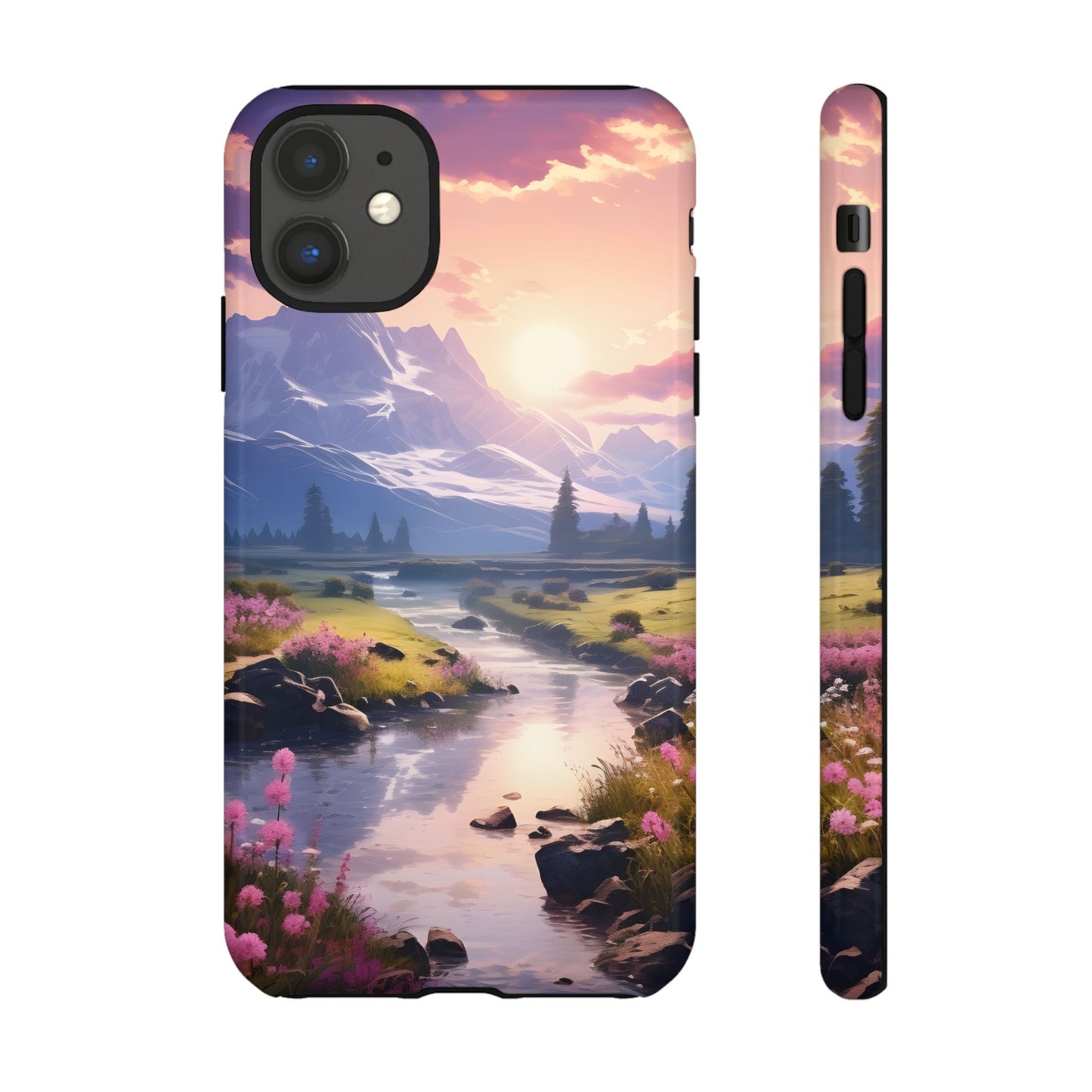 Alpine Dawn – Tough Glossy iPhone Case