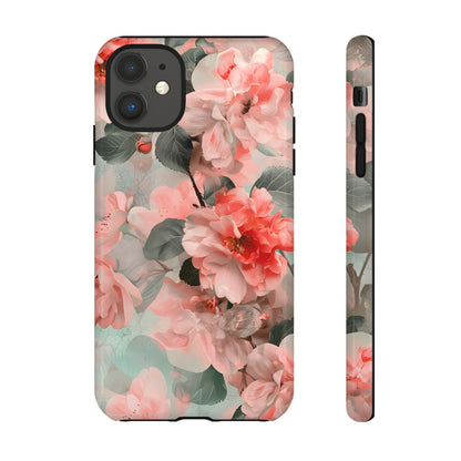 Sakura Drift – Tough Glossy iPhone Case
